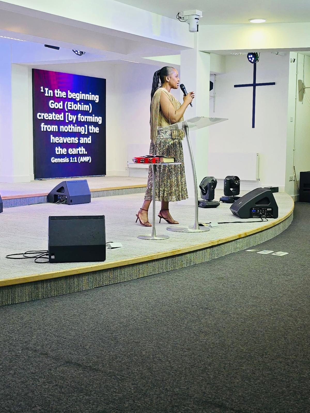 Rev. Eve speaking